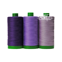 Aurifil  3pc Cross River Gorilla 40wt