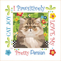 6in Art Panel - PERSIAN CAT