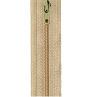 Zippers - 14 YKK  - Straw
