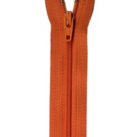 Zipper - 14 YKK  - Orange Peel"