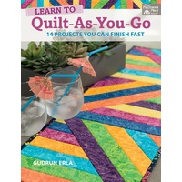 Learn to Quilt-As-You-Go Book by Gudrun Erla