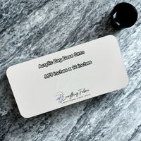 Acrylic Bag Base – White 5.75 x 12 inches