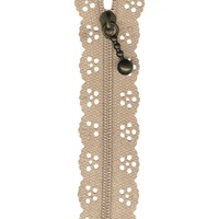 Big Lacie Zipper 8-inch - TAUPE