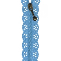 Big Lacie Zipper 12in - LIGHT BLUE