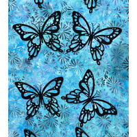 Black Butterfly Silhouette - Set of 3