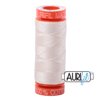 Aurifil 50 wt Cotton Mako 200 m - Light Sand