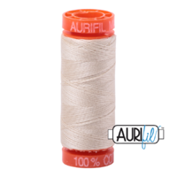 Aurifil 50 wt Cotton Mako 200 m -Light Beige