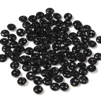 Buttons 3mm for Crafting - Black