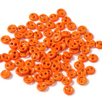 Buttons 3mm for Crafting - Orange