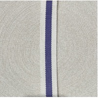 Belting 32 mm wide - Off White with Lavender Stripe