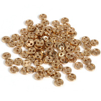 Buttons 3 mm - Metallic  Rose Gold