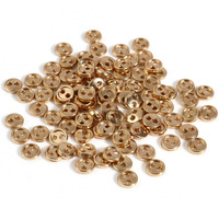Buttons 3 mm - Metallic  Rose Gold