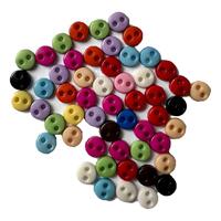 Buttons Mini 4mm - 2 Hole Bright Colours