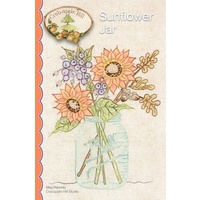 Sunflower Jar Stitchery