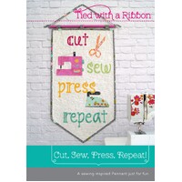 Cut, Sew, Press, Repeat Pennant Applique Mini Quilt Pattern