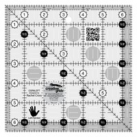 Left Handed Quilt Ruler 6-1/2in Square