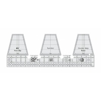 Double-Strip Tumbler Quilt Ruler