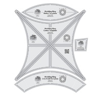 Double Diamond Wedding Ring Templates Quilt Ruler