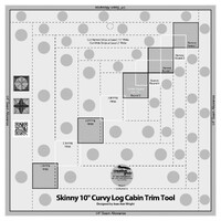 Creative Grids Left Handed Quilt Ruler 6-1/2in Square