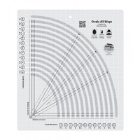 Creative Grids Ovals All Ways Ruler -CGRKAOVAL