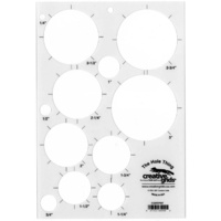 Creative Grids The Hole Thing Template Plastic Quilt Ruler -CGRTPHT