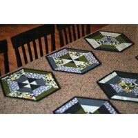 Hexie Placemats x6 Pattern 