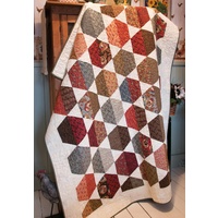 Cut the Cake Hexies Quilt Pattern 
