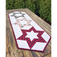 Hollow Star Table Runner Pattern by Krista Moser