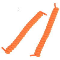 Curly Shoelaces - ORANGE