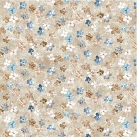 A Painter's Palette - Beige Flower Clusters