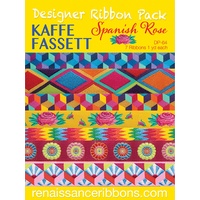 Kaffe Fassett Spanish Rose Designer Ribbon Pack