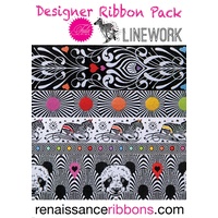 Tula Pink Linework Designer Ribbon Pack
