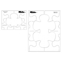 High Shank PUZZLE Template - DM QUILTING