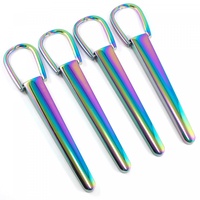 Long John Strap Anchors in Iridescent Rainbow