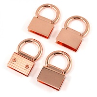 Emmaline Edge Connector Strap Anchors - Copper/Rose Gold