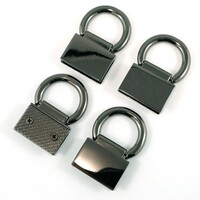 Emmaline Edge Connector Strap Anchors -GUNMETAL