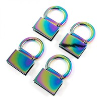 Emmaline Edge Connector Strap Anchors -IRIDESCENT