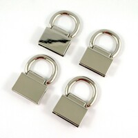 Emmaline Edge Connector Strap Anchors -NICKEL