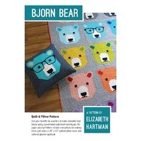 Bjorn Bear Quilt and Pillow Pattern by Elizabeth Hartman