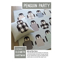 Penguin Party  Quilt and Pillow Pattern by Elizabeth Hartman