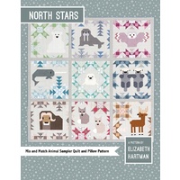 North Stars  Quilt & Pillow Pattern by Elizabeth Hartman