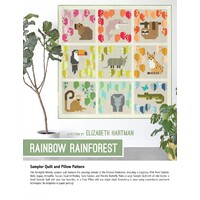 Rainbow Rainforest Quilt Pattern by Elizabeth Hartman