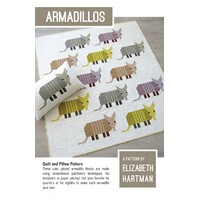 Armadillos Quilt and Pillow Pattern by Elizabeth Hartman