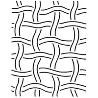 Quilt Stencil - Basket Weave Background