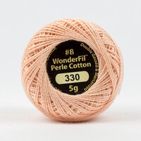 Wonderfil Eleganza 8wt Solid Perle Cotton Ball-Pink Lemonade