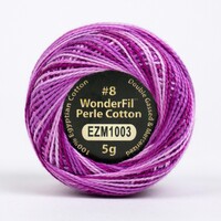 Eleganza 8wt Variegated Perle Cotton Ball- FUCHSIA