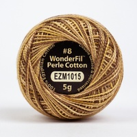 Eleganza 8wt Variegated Perle Cotton Ball- Pumpernickel