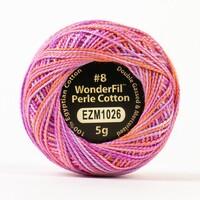 Wonderfil Eleganza 8wt Variegated Perle Cotton Ball- FRENCH MACARON