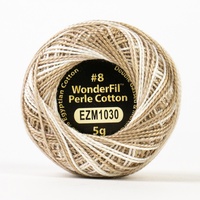 Wonderfil Eleganza 8wt Solid Perle Cotton Ball- LINEN