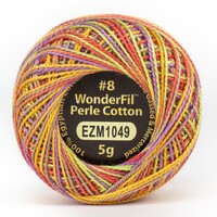 Wonderfil Eleganza 8wt Variegated Perle Cotton Ball- FESTIVAL